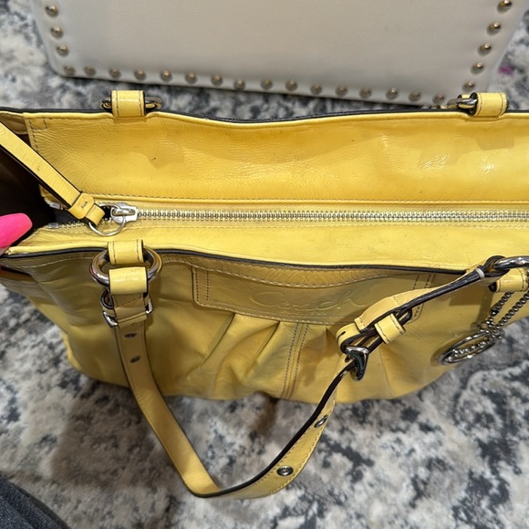 COACH East West Gallery Patent Leather Tote - Picture 10 of 16